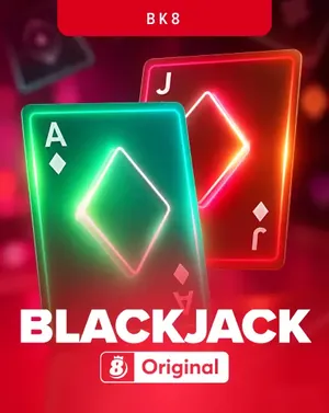 Blackjack game tile from the BK8.io Originals lobby
