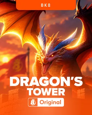 Dragon's Tower game tile from the BK8.io Originals lobby